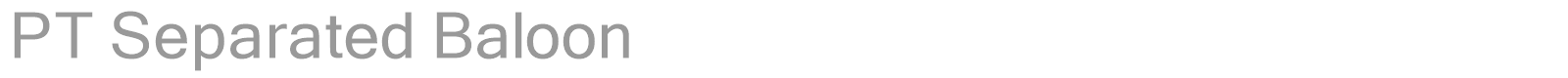 PT Separated Baloon font preview